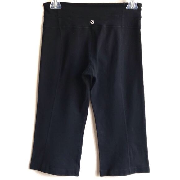 Lululemon Wunder Under Crops 1/2 Pants Capris Size 4 Yoga Comfy Gym Training - Picture 2 of 8